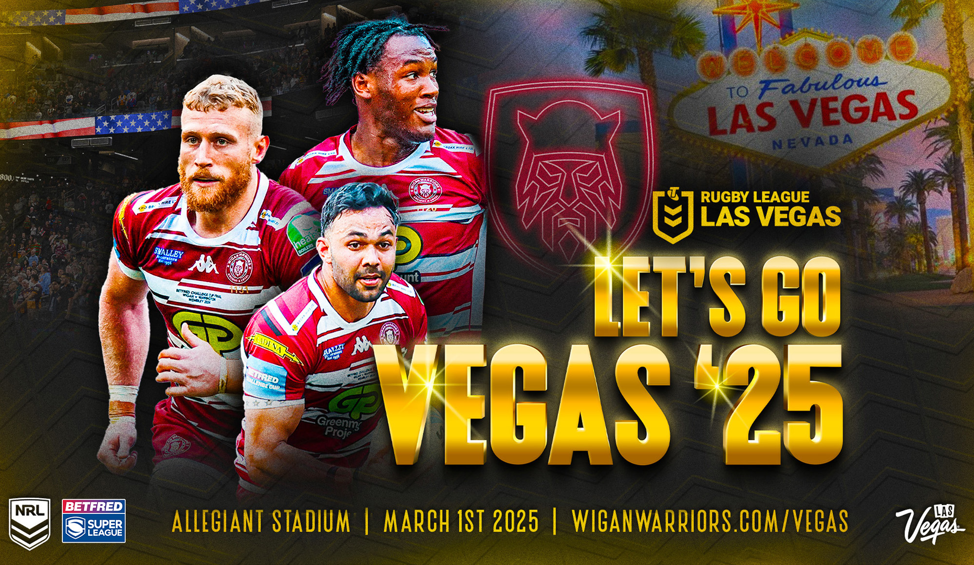 Wigan Warriors in Las Vegas 2025 Tickets, Travel Packages & Latest News