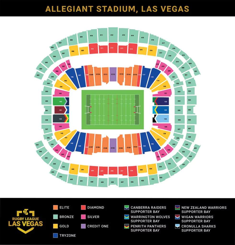 NRL Las Vegas 2025 Tickets Wigan Warriors